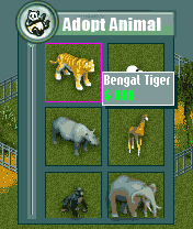 Mobile Java Game - Zoo Tycoon 2